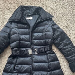 Laundry By Shelli Segal Black Puffer Coat